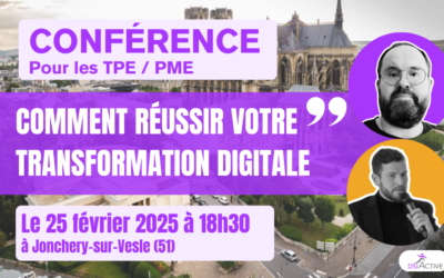 Comment réussir votre transformation digitale le 25 février à Jonchery-sur-Vesle (51)